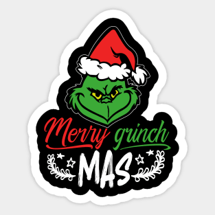 Merry Grinchmas Sticker